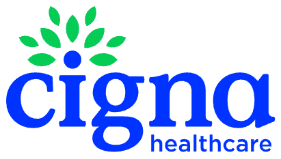 Cigna healthcare logo, health insurance and medical services branding.